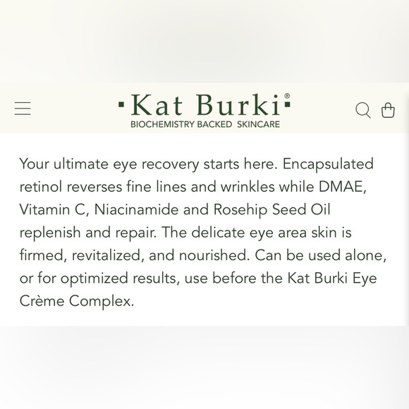 KAT BURKI REVERSAL ROSE HIP INTENSE RECOVERY EYE SERUM! BRAND NEW In the box! - Picture 6 of 13